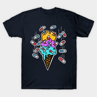 "Millennial Candy", “chill pills” ice cream with medication sprinkles T-Shirt